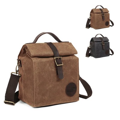 Balsham wax canvas lunch cooler