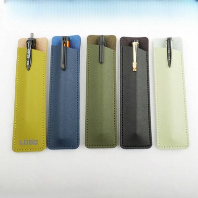 Vegan Leather Single Pen Sleeve