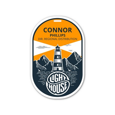 USA Made Laminated Event Tag (5.75"x3.75")