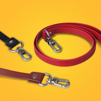 Vegan Leather Lanyard