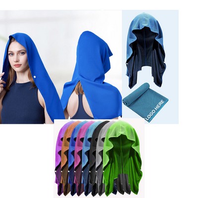 Uv Protection Cooling Hoodie Towel