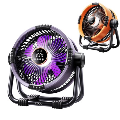 Multifunctional Camping Fan With Night Light