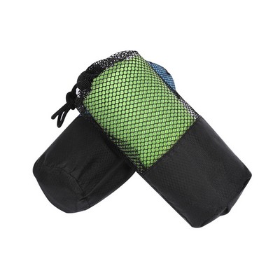 Microfiber Travel Sports Towel-Quick Dry Towel with zipper, Soft Lightweight Microfiber