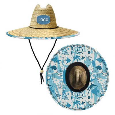 Custom Logo Straw Hat