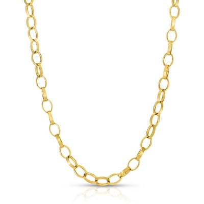 Jilco Inc Oval Cable Link Necklace