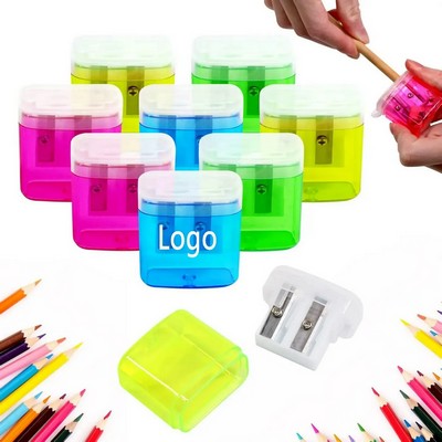 Portable Twin Hole Pencil Sharpener