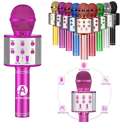 Wireless Bluetooth Karaoke Handheld Microphone