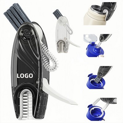 U-Shape 4-in-1 Multi-Functional Cup Lid Brush