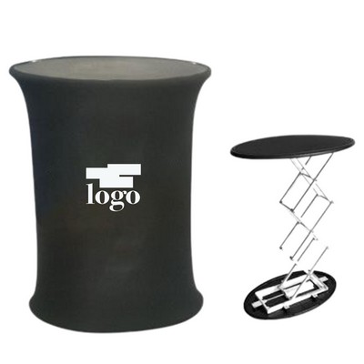Custom Oval Pop Up Trade Show Stand
