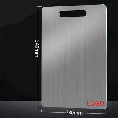 Medium Size Stainless Steel Cutting Board With Handle