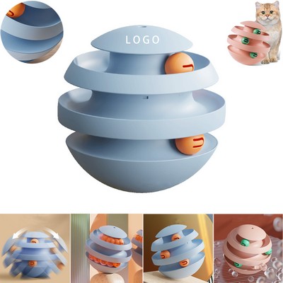 Wobbling Tumbler Toys With Bell Toy For Cats