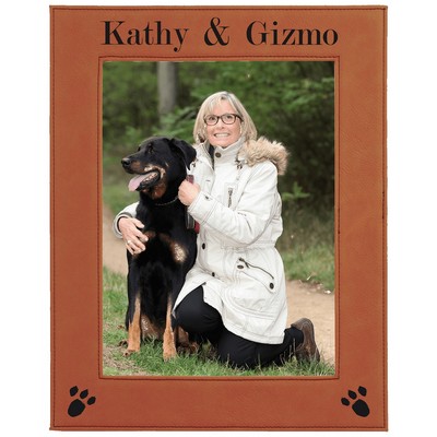 8" x 10" Rawhide Leatherette Photo Frame