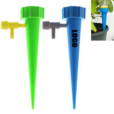 Adjustable PP Plant Self Watering Insert Spike w/Flow Control Valve For Garden Or Potted Use