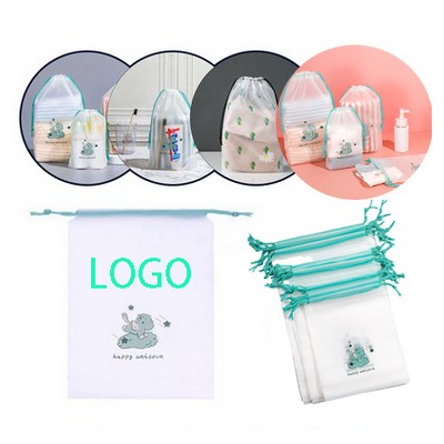 Unicorn - Themed Drawstring Toiletry and Storage Bag
