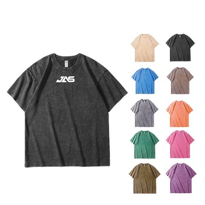Heavyweight Cotton Washed Vintage T-Shirt