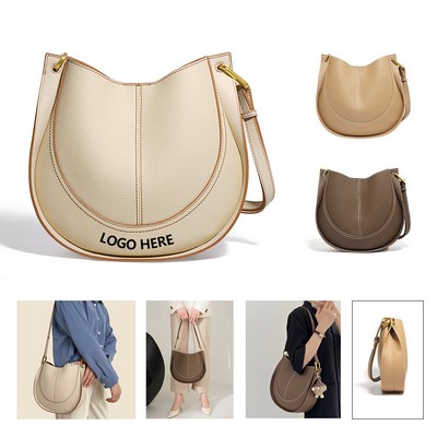 Stylish Full-Grain Leather Handbag