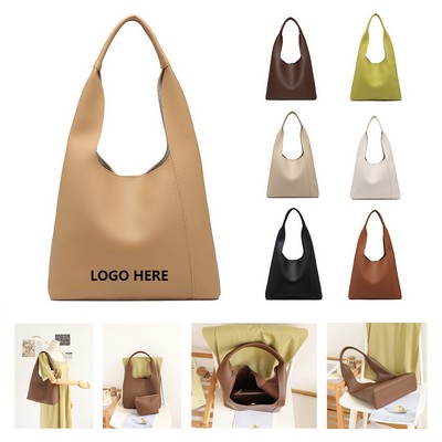 Eco-Friendly Women's Vegan PU Leather Tote Bags