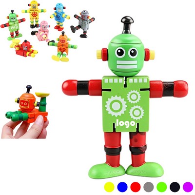Wooden Robot Toys