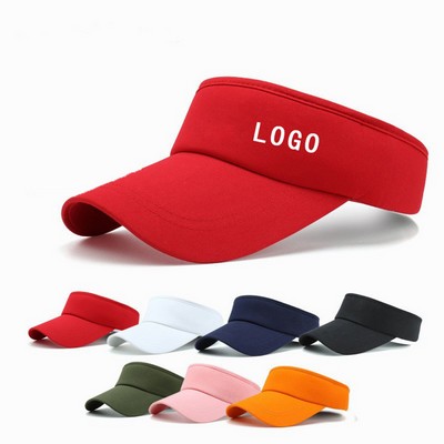 Empty Top Sun Visor Sports Hat