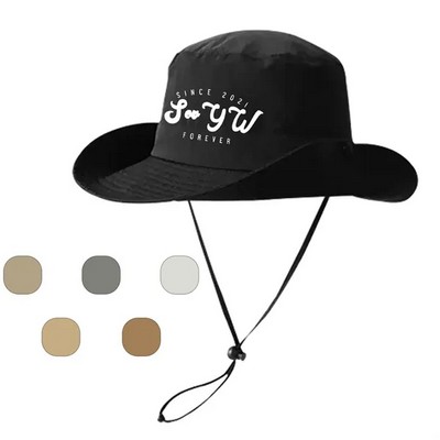 Lightweight Wide Brim Sun Bucket Hat For Fishing