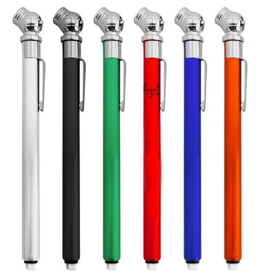 Mini Tire Pressure Pen Keychain Multi-Function Gauge