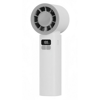 Rechargeable Handheld Turbo Fan with Display