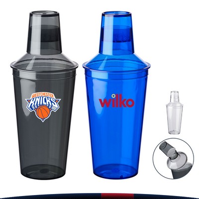 17 oz. portable Plastic Cocktail Shaker