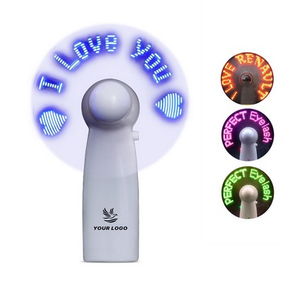 Handheld Led Light Emitting Fan