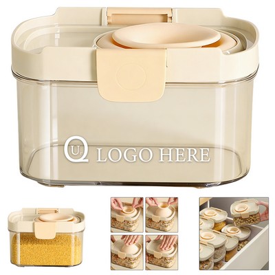 5.6 X 4.6 X 3.3" Silicone Expandable Sealing Container