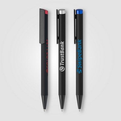 Volos Recycled Aluminum Color Mirror Finish Ballpoint Pen - Laser