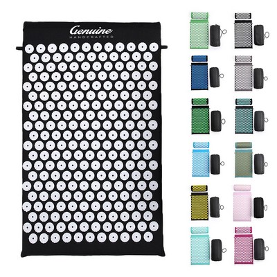Cotton Acupressure Pain Relief Mat with Pillow