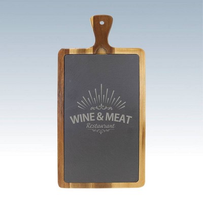 Medium Acacia & Slate Cutting Board