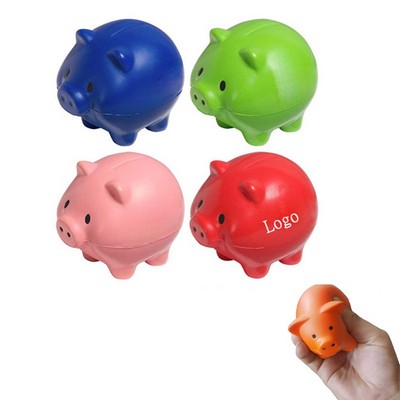 PU Foam Pig-shaped Stress Relief Toys