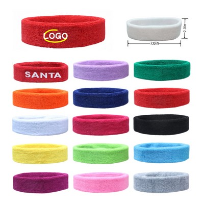 Embroidered Sports Headband