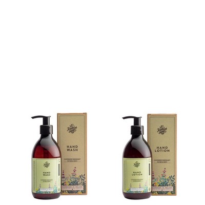 The Handmade Soap Co Hand Wash And Lotion Set - Lavender Rosemary And Mint 300Ml