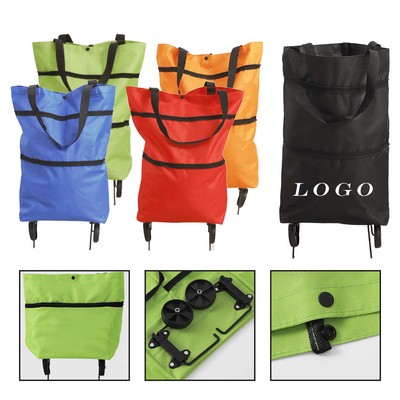 Foldable Shopping Bag with Wheels