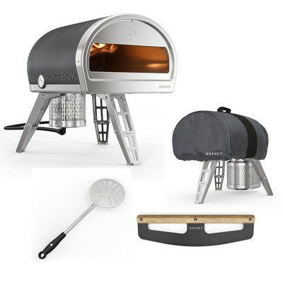 Gozney Roccbox Restaurant-Grade Portable Pizza Oven Bundle - Gray