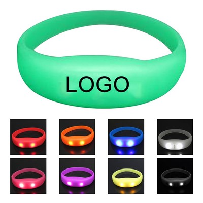 Sound-Activated Glow Led Silicone Bracelet