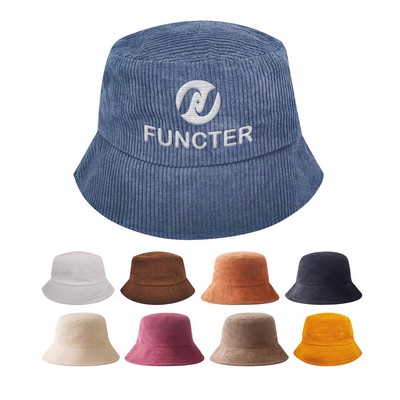 Thickened Corduroy Fisherman's Hat