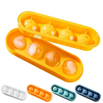 4 Grid Sphere Ice Ball Mold