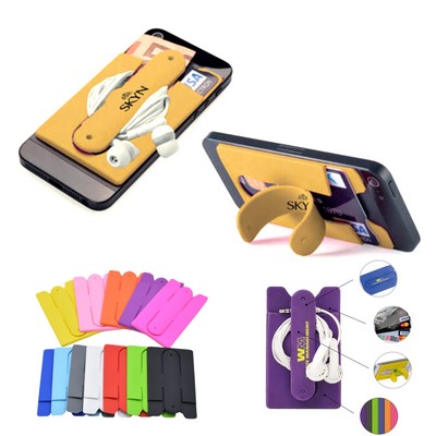 Silicone Stand & Smart Wallet Phone Stand