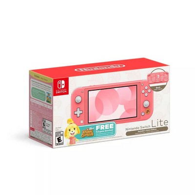 Nintendo Switch Lite Animal Crossings Bundle