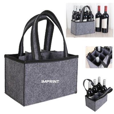 6-Bottle Insulated Wine Carrier