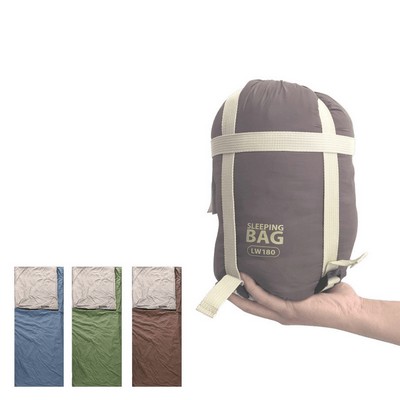 Ultralight Splicable Envelope Sleeping Bag with Compression Sack