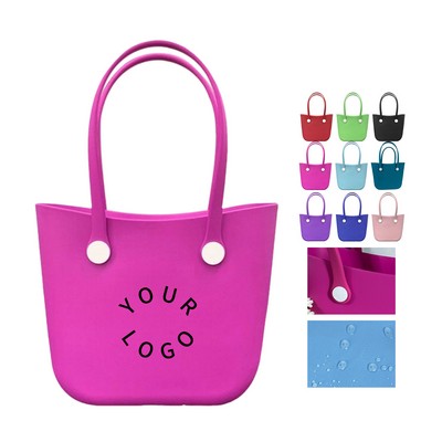 EVA Foam Crescent Beach Tote Bag With Adjustable Shoulder Strap