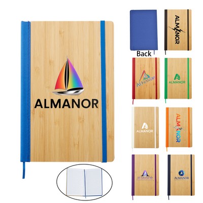 Bamboo Journal Notebook With Rpet Back