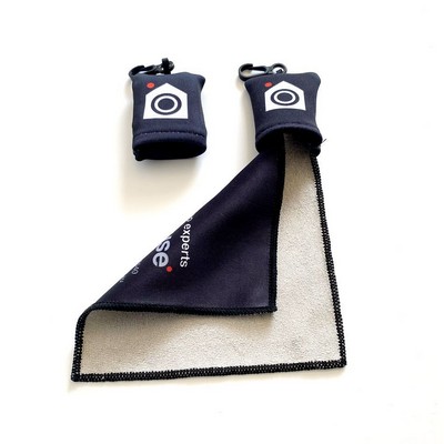 Microfiber Towels with Pouches