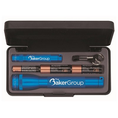 Blue Genuine Maglite® Combination Flashlight Set