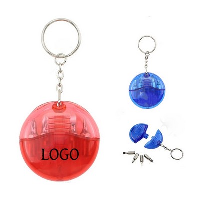 Mini 4-in-1 Screwdriver Tool Set w/Keychain