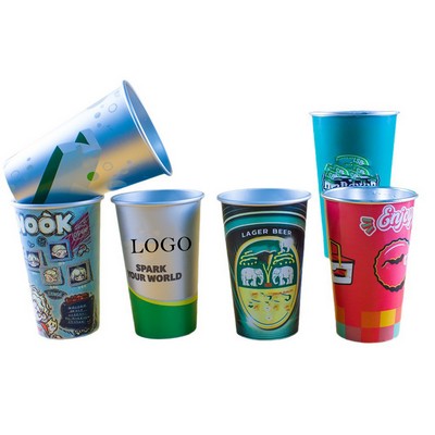 Temperature-Sensitive Color-Changing Aluminum Cup